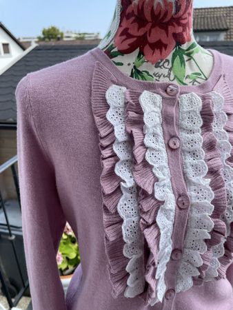 Strickjacke 36/38 NP 142.— Himmelblau/Lola Paltinger