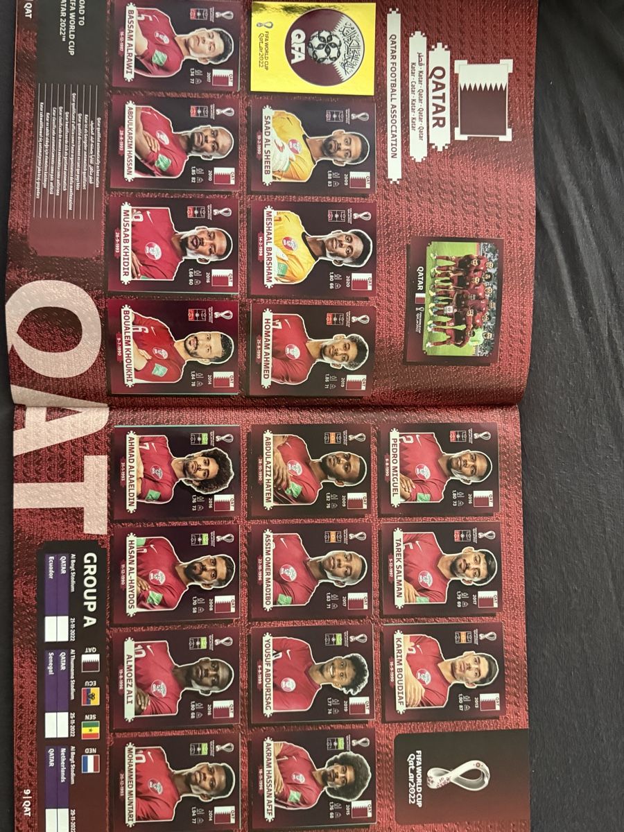 Panini Album: World Cup 2022 Qatar volles Buch – Usato da Brittnau venduto da nicola.suter 3