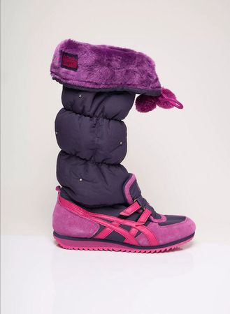 Onitsuka Tiger Asics Snow Boots Trainers  Pink Purple Gr.38