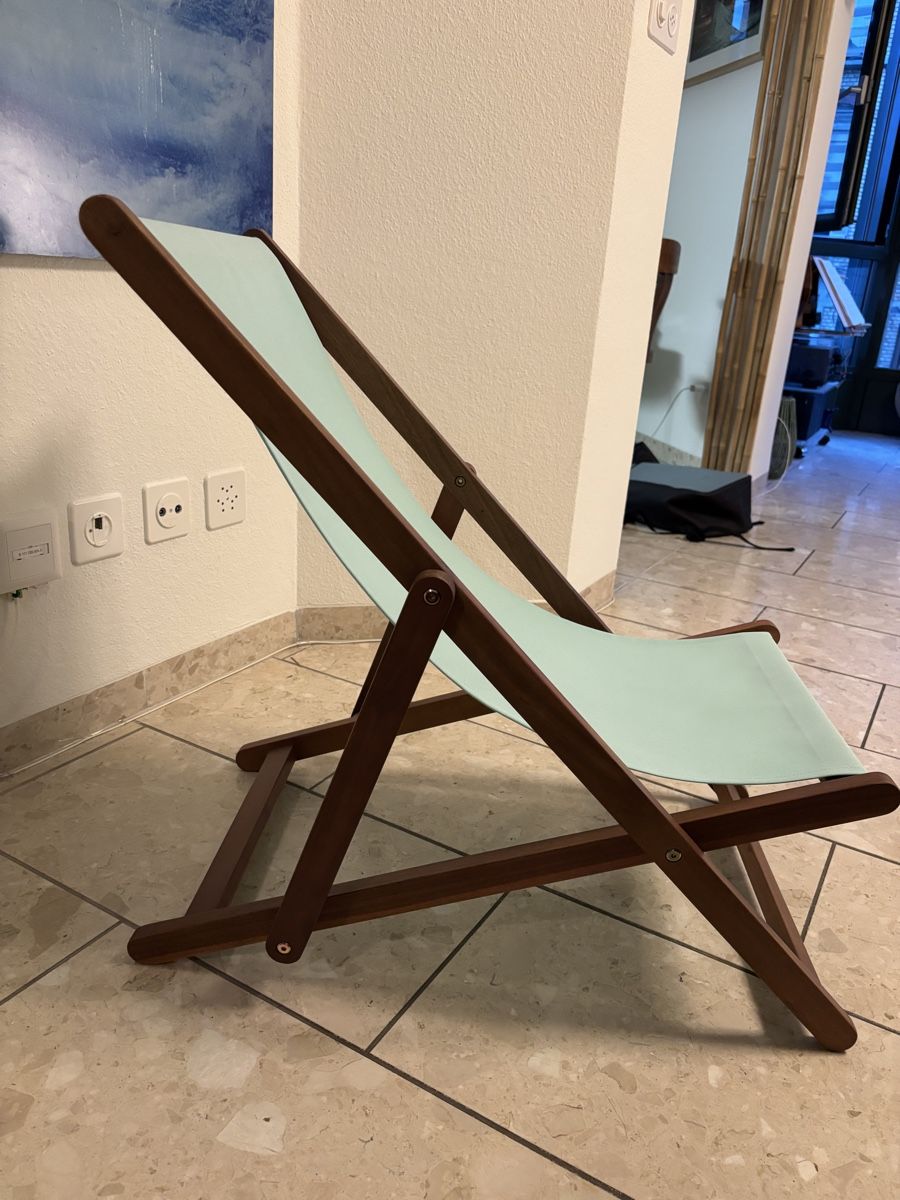 Hocker: Zwei Strandhocker aus Holz – Neu (gemäss Beschreibung) aus Zürich von Ouzopower 2