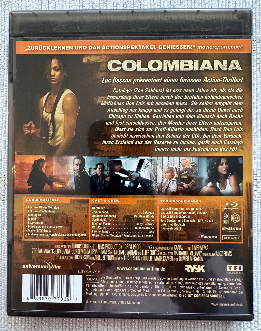 Tutti i DVDs: Colombiana [Blu-ray] – Usato da Arbon venduto da drs64 1