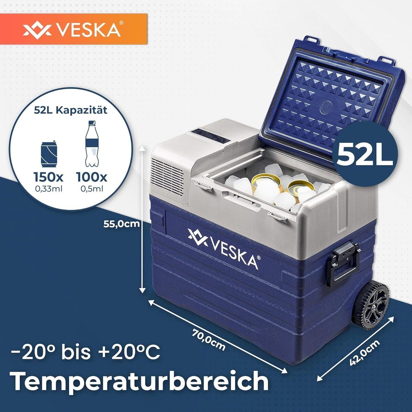 Mobicool Réfrigérateurs et refroidissement: Kompressor Kühlbox 52L BLAU – Neuf avec emballage d'origine à Bottighofen par zaap 1