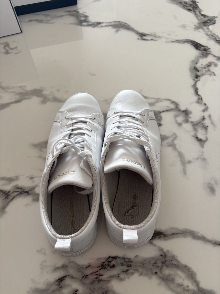 Lacoste Scarpe da donna: Lacoste Baskets en cuir blanc, taille 40 – Nuovo (secondo la descrizione) da Mont-sur-Lausanne venduto da Melmel83 3