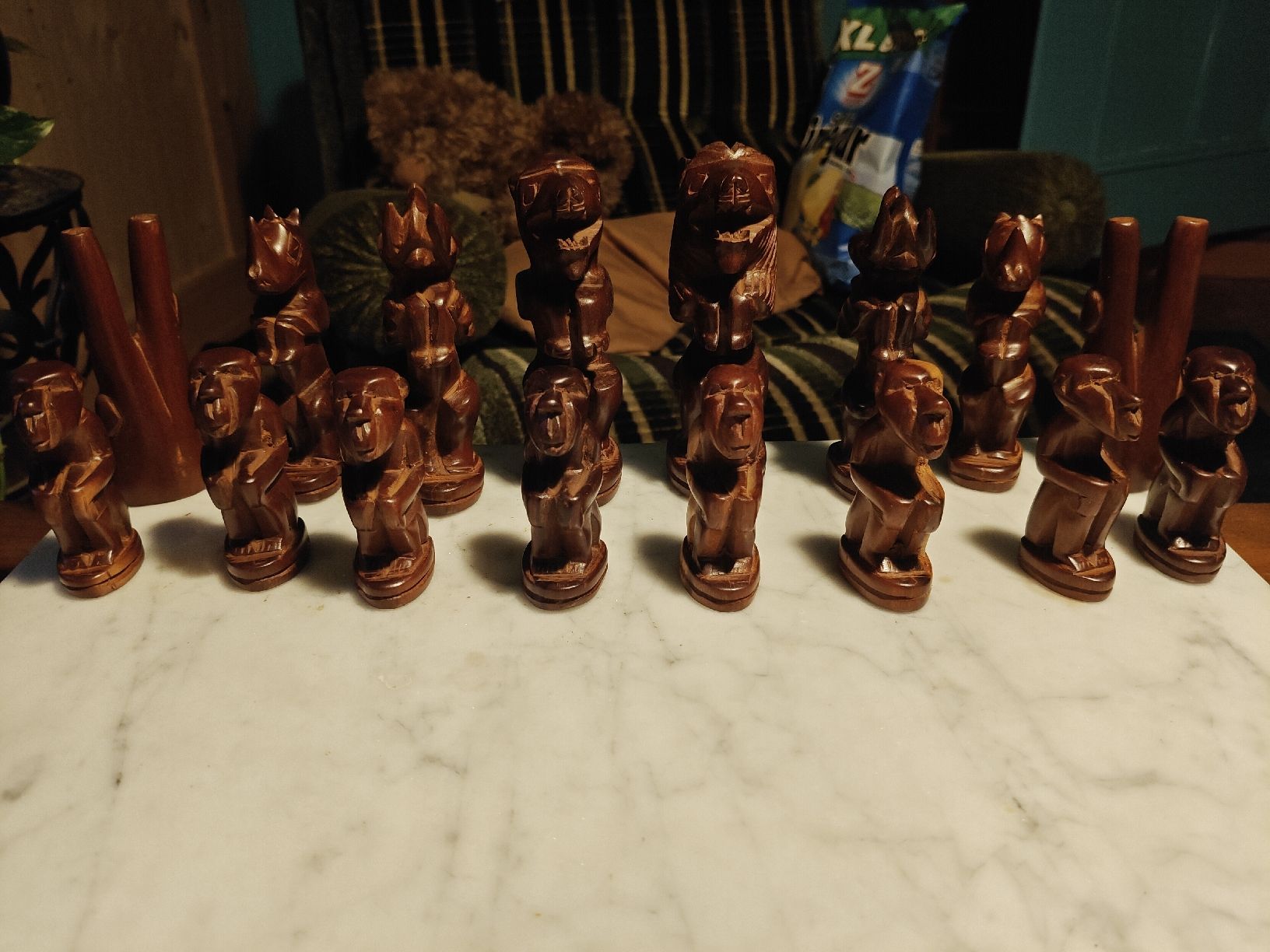 Spiele: handgeschnitze Schachfiguren – Gebraucht aus Ebnat Kappel von Noah2512 6