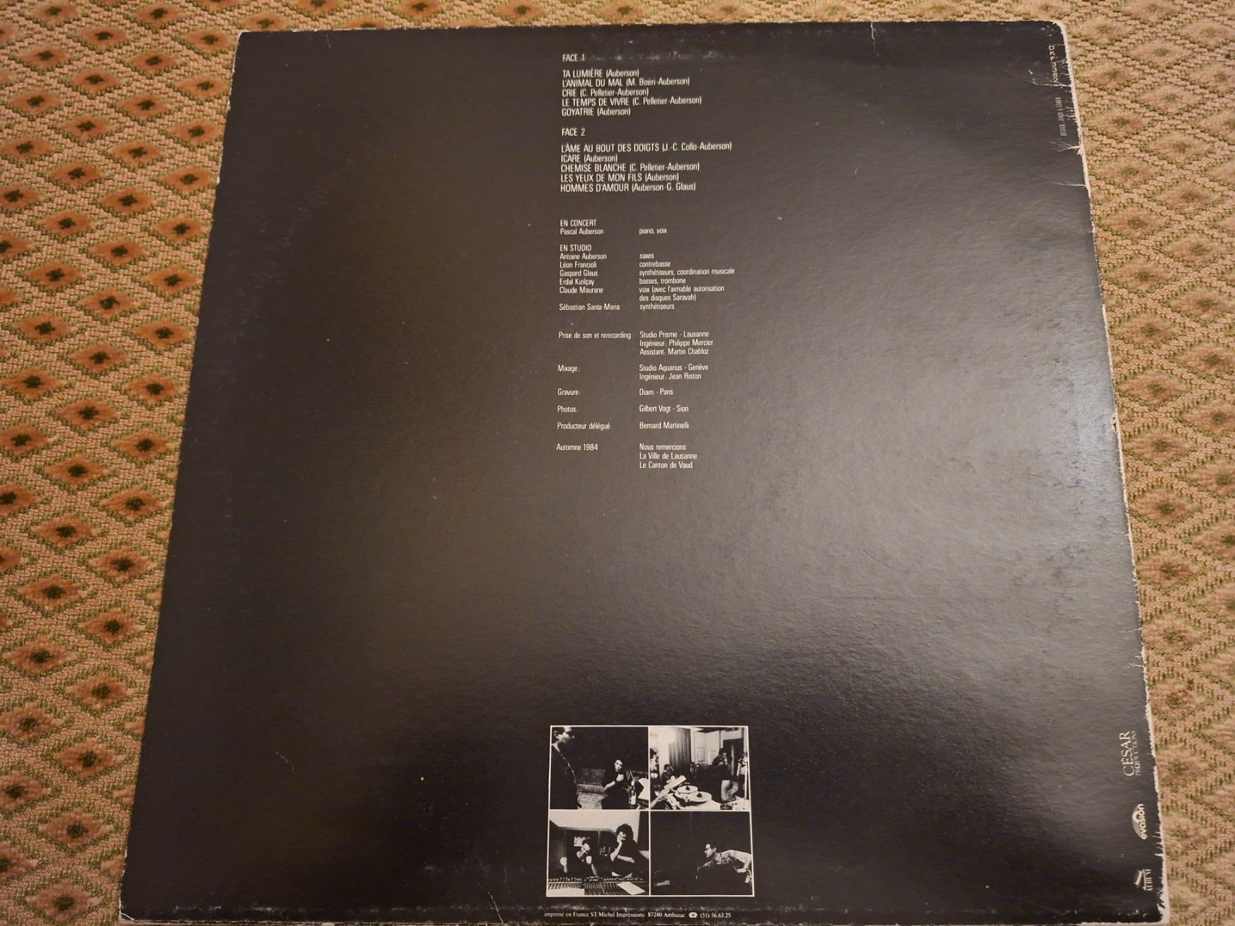 Dischi in vinile: Swiss Pop LP - Pascal Auberson - 1984 – Usato da Bernex venduto da Wannabehasbeen01 1