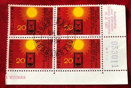 4 er Block Nr.450 mit Stempel Bern  