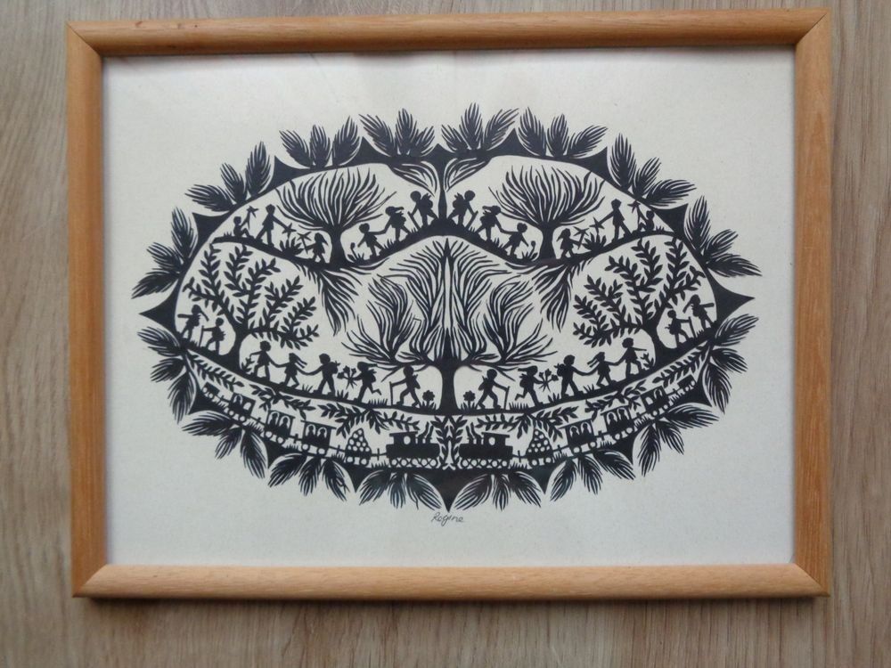 Grafica & Litografie: Scherenschnitt - original - aufwändig – Usato da Zürich venduto da Mr.Dachboden