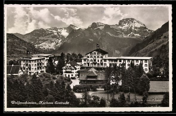 Cartoline postali: AK Wolfenschiessen, Kurhaus Eintracht – Usato da Berlin venduto da bartko-reher