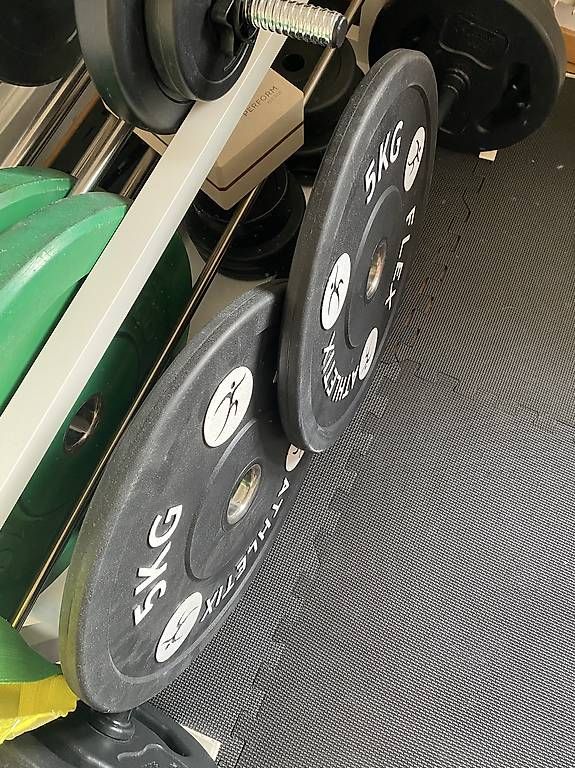 Manubri & Pesi: Gewichtsscheibe Bumper Plate 5kg – Usato da Luzern venduto da Camille6003 1