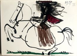 Pablo Picasso - Originale Vintage-Lithographie von 1961
