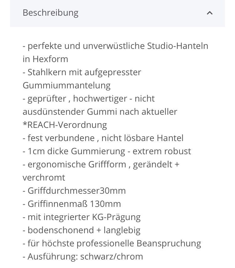 ATX Manubri & Pesi: ATX/IFS HEX KOMPAKT HANTELN GUMMI – Usato da Zürich venduto da velociped77 3