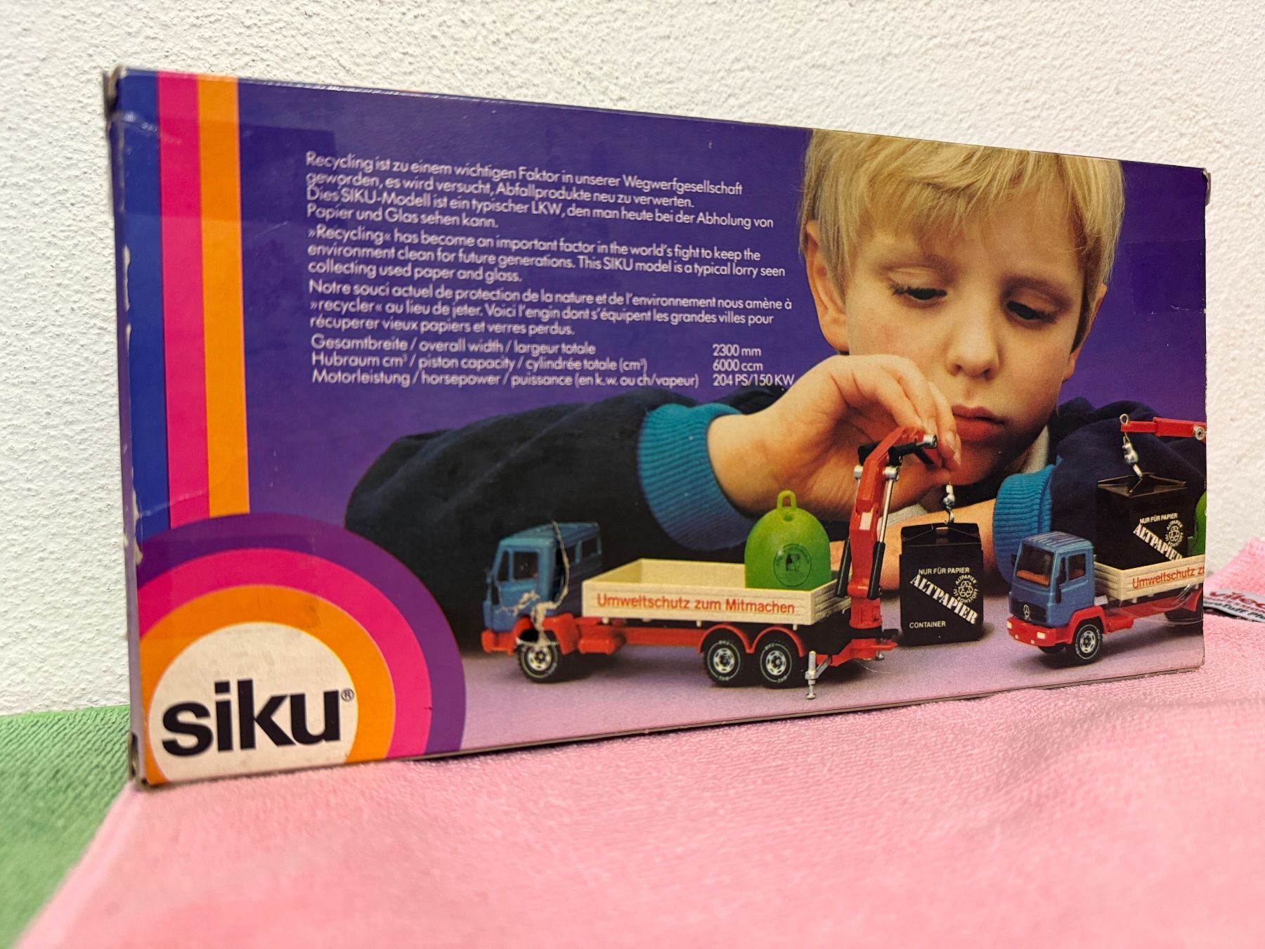 Siku Giocattoli: Siku 2920 Recycling-Transporter – Nuovo e nell'imballaggio originale da Ennetbürgen venduto da Siku-Sammlung 3