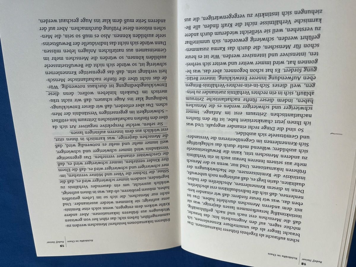 Libri: Rudolf Steiner Richtkräfte im Chaos – Usato da Romanshorn venduto da Apfelschuss 2