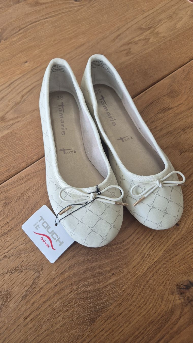 Tamaris Chaussures femmes: Ballerinas Tamaris Creme – Neuf (Voir description) à Meilen par stevy01