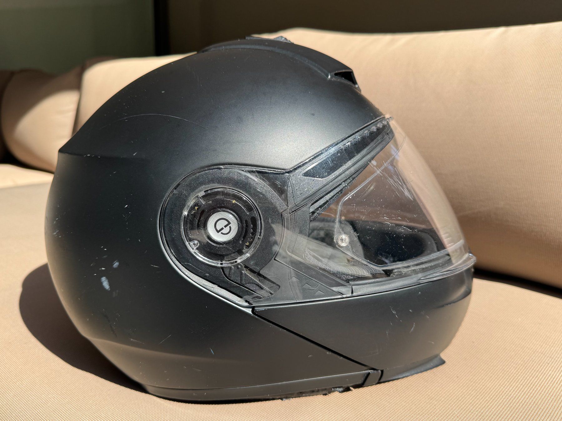 Schuberth Caschi & visiere: Schuberth C3 PRO Klapphelm Gr. 54/55 +  Kommunikationssystem – Usato da Emmetten venduto da jcc_ric 3
