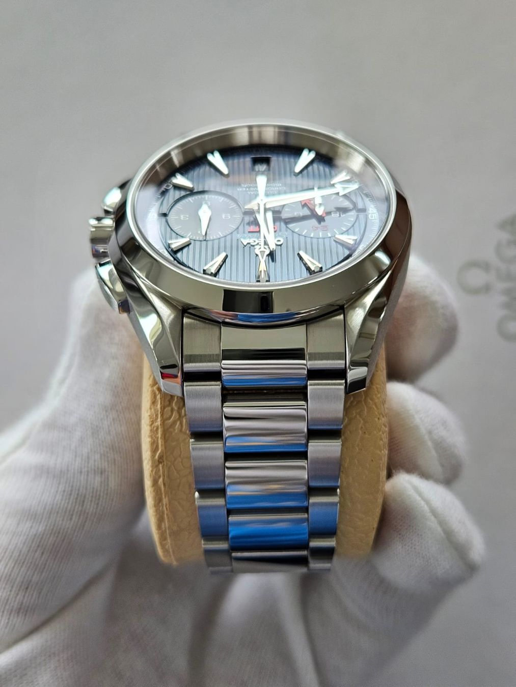 Omega Uhren: Omega Seamaster Aqua Terra GMT Chornograph – Neu (gemäss Beschreibung) aus St. Silvester von gbgmbh 7