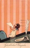 ORIGINAL ART DECO KARTE 1923