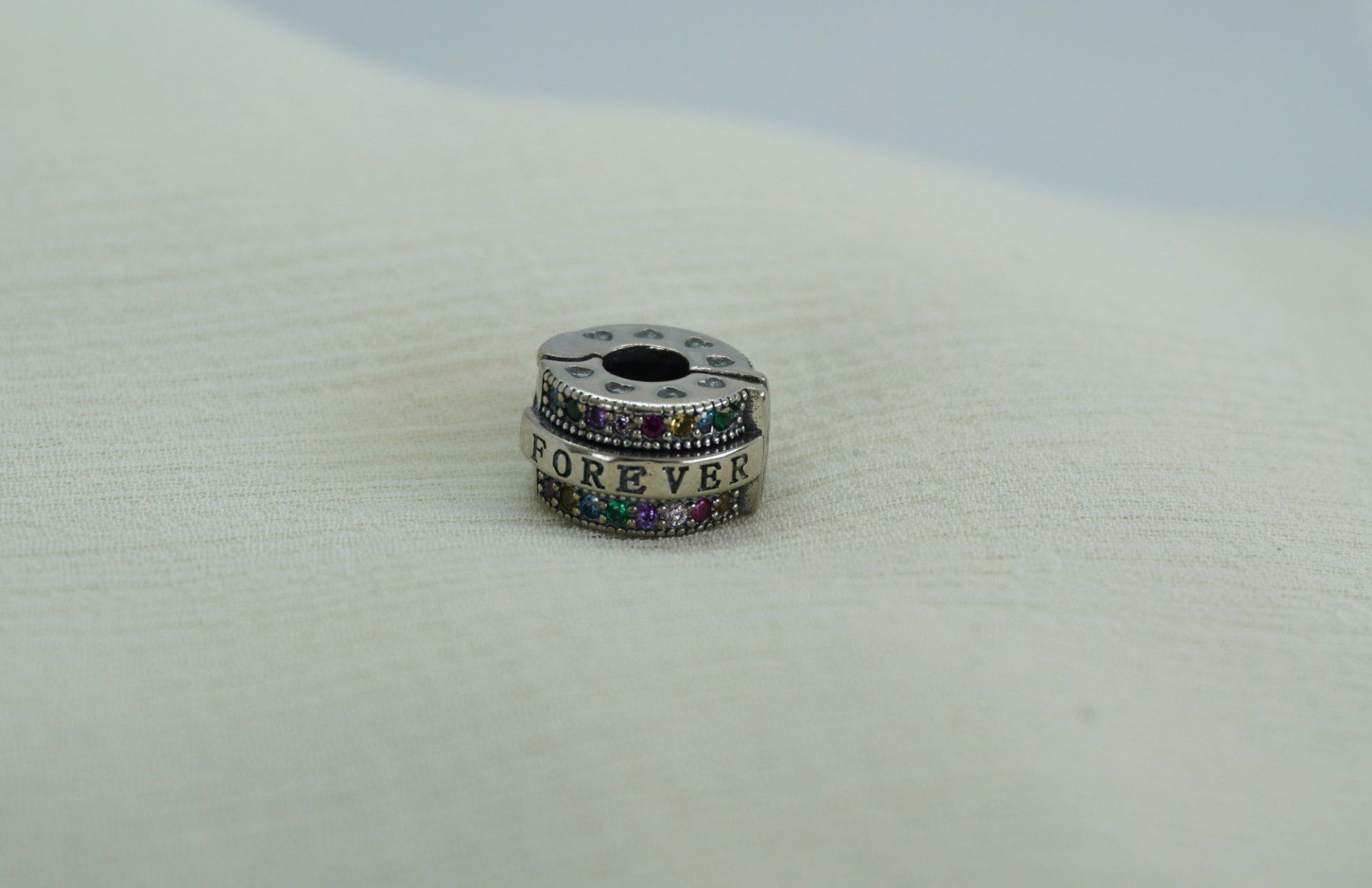 Ciondoli: Charm "forever" zu Pandora 925 Silber Clip – Nuovo (secondo la descrizione) da Niederbüren venduto da Fidi5 2