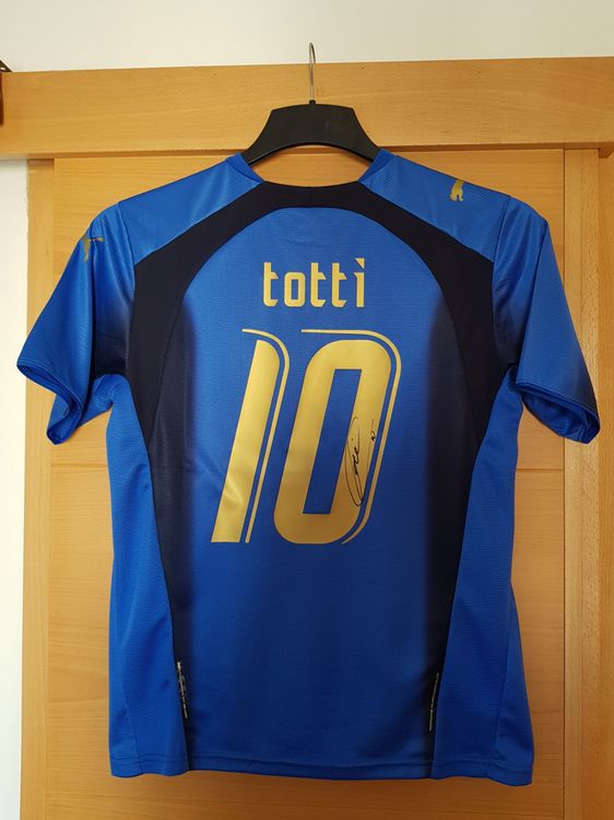 CAMISETA FIRMADA SELECCION Italia Francesco Totti Con Coa EUR 1.050,00 - ES