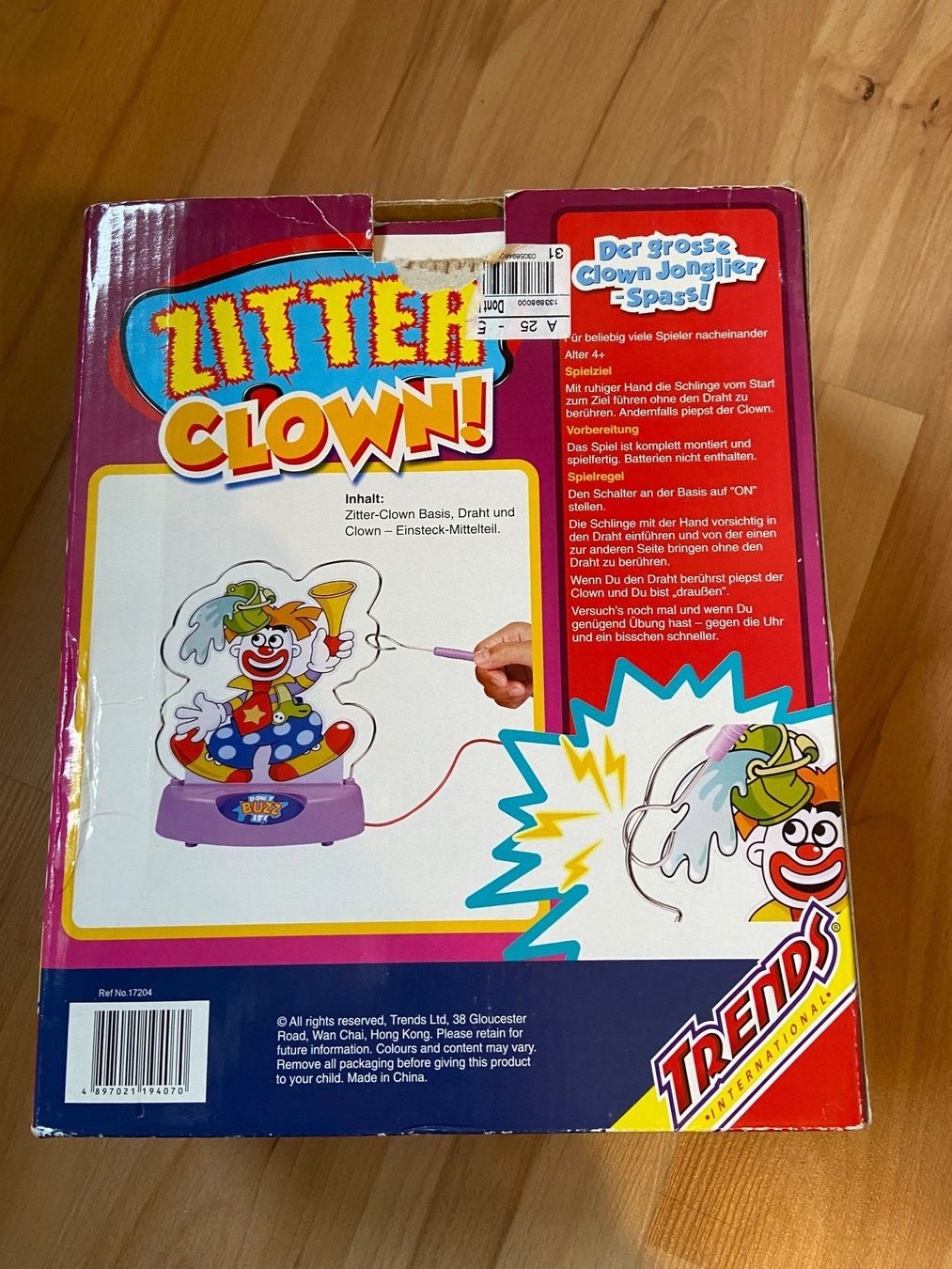 Spiele: Zitter Clown Partyspiel Primarschulalter – Gebraucht aus Hausen AG von dege02 1