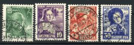 1936, Pro Juventute, ohne Falz, gestempelt