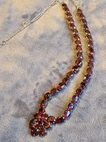 Halskette/Collier, luxuriös mit Granaten besetzt