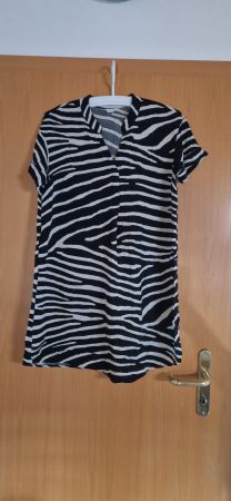 Gemustertes Blusenkleid S