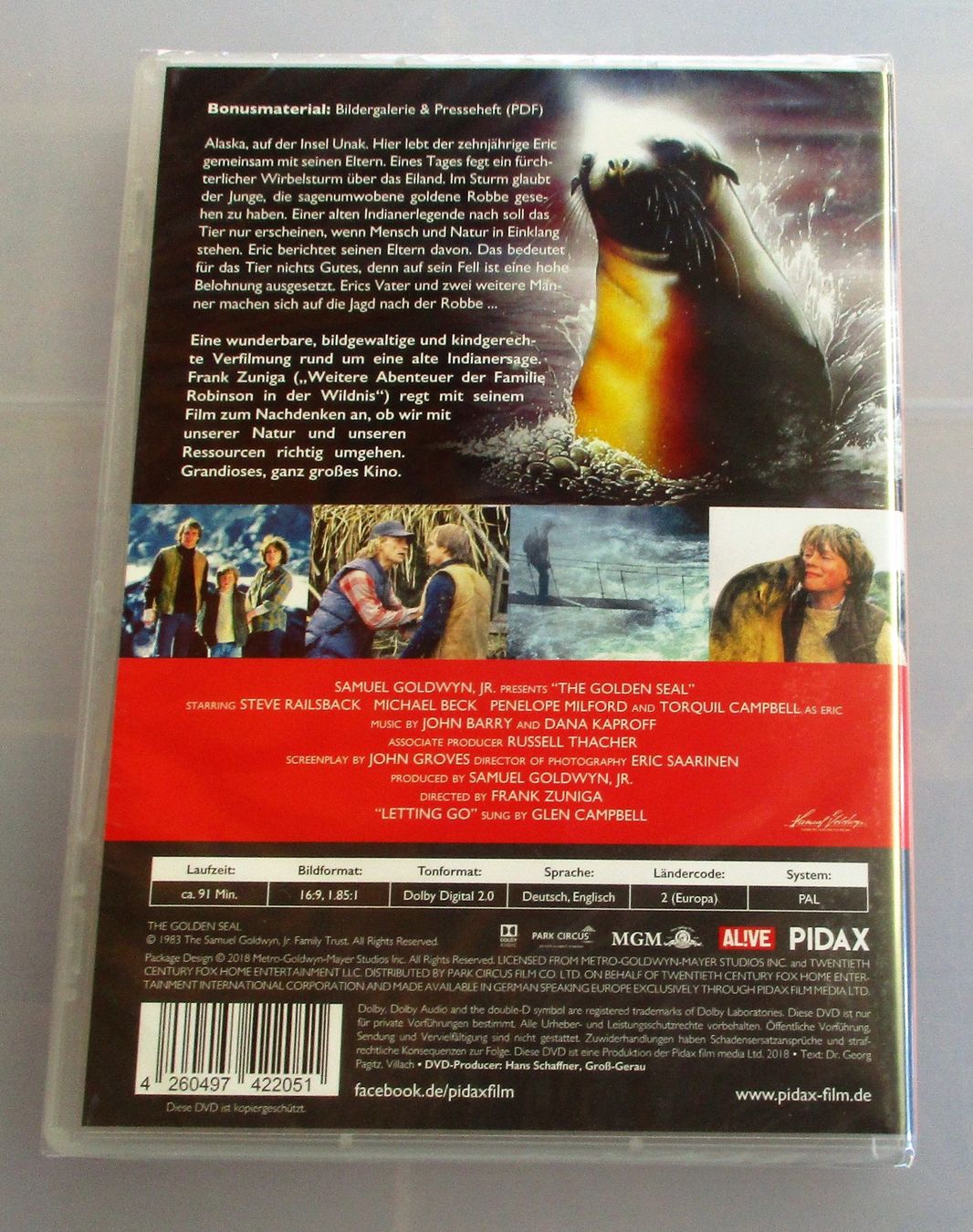 Tutti i DVDs: DIE GOLDENE ROBBE - Frank Zuniga NEU – Nuovo e nell'imballaggio originale da Wattwil venduto da Muriel10 1