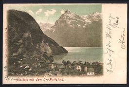 Sisikon, Teilansicht mit Kirche und dem 