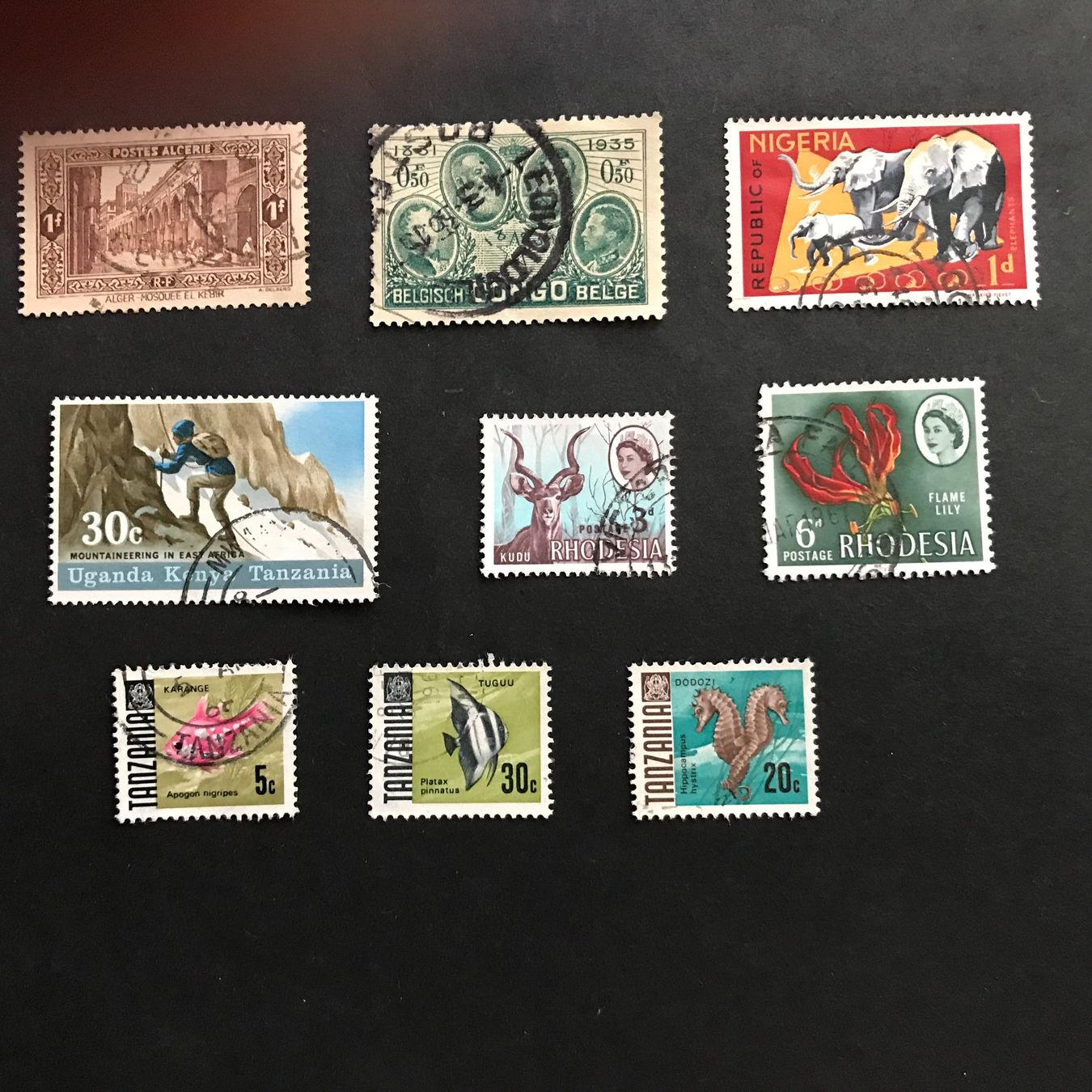 Tutti i francobolli: NIGERIA, kleine Sammlung gest. plus 3 Briefe – Usato da Uitikon Waldegg venduto da Gooddeal05