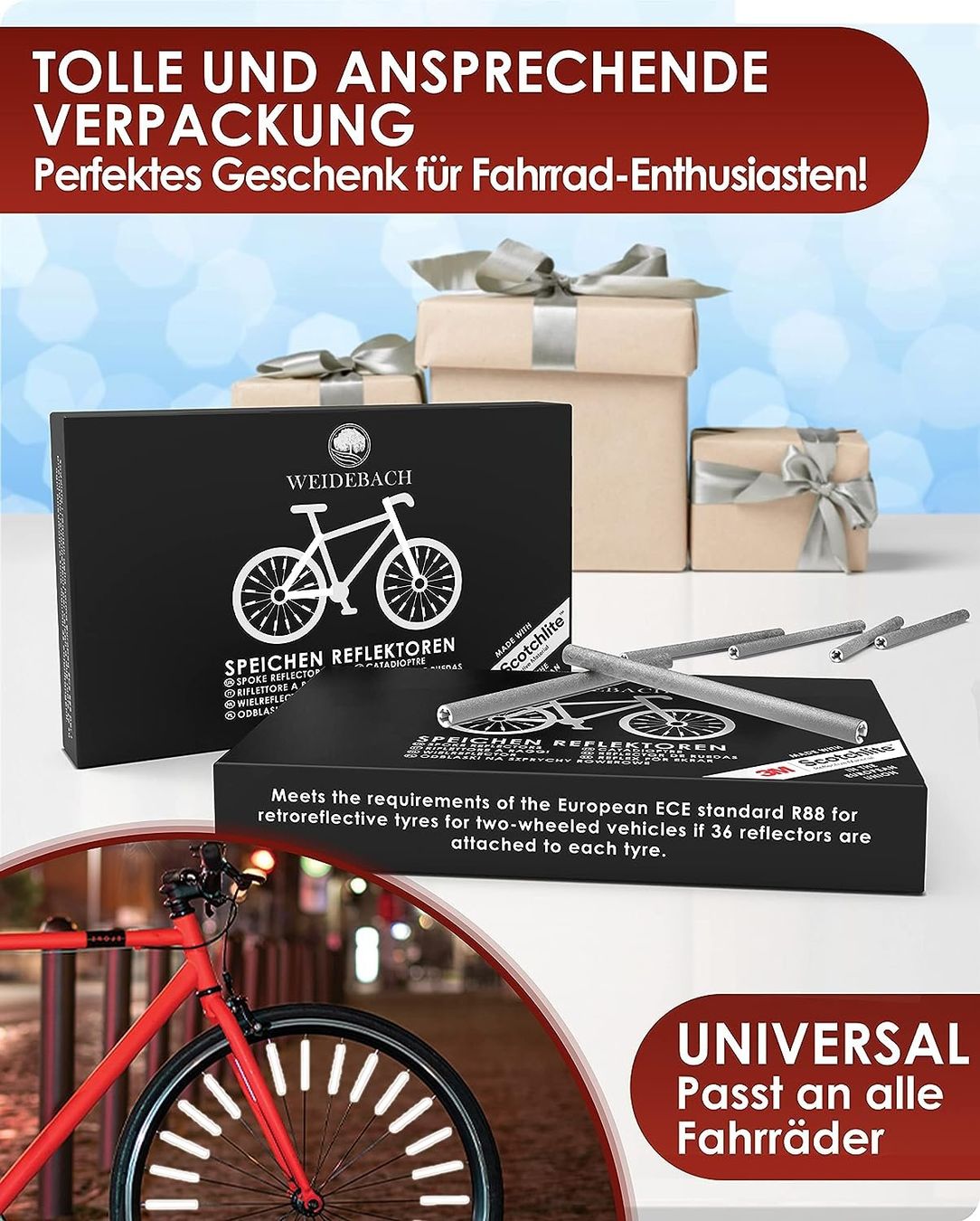 Ersatzteile: 72 Speichenreflektoren Fahrrad – Neu und originalverpackt aus Nuglar von SaleRitter 4