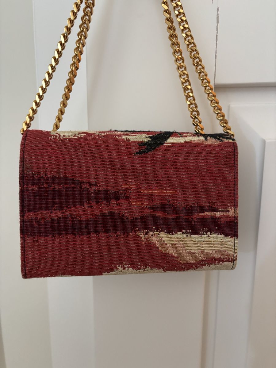 Saint Laurent Borse da donna: Saint Laurent Jacquard Palm Tree Small Classic – Nuovo (secondo la descrizione) da Oberrieden venduto da ElsaL 2