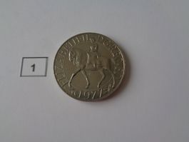 Münze Elizabeth II Silberjubiläum 1977 - VZ - England