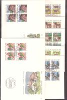 1993/94/95  FDC  4 er Ausgabetag Tiere