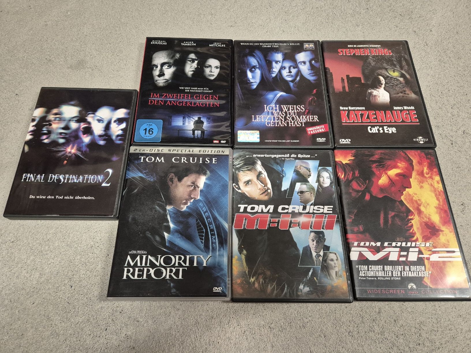 Tutti i DVDs: 7 DVDs: Thriller / Grusel – Usato da Känerkinden venduto da melbaumg
