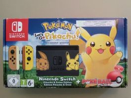 Nintendo Switch Pokemon Let's Go-Pikachu - Complete + games