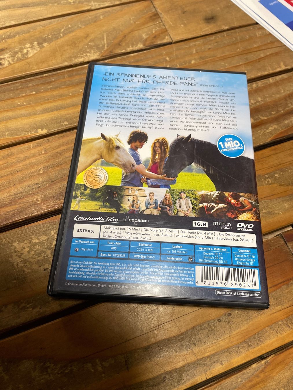 Tutti i DVDs: DVD ostwind (allemand) – Usato da moudon venduto da faucheur2 1