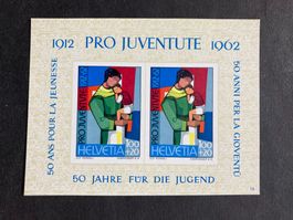Schweiz 1962 Block 50 J Pro Juventute Mutter m Kind postfr.