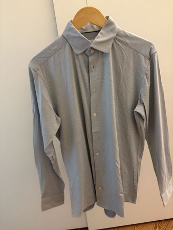 ETON Slim Fit Hemd Gr. 41 Blau/Weiss – ungetragen