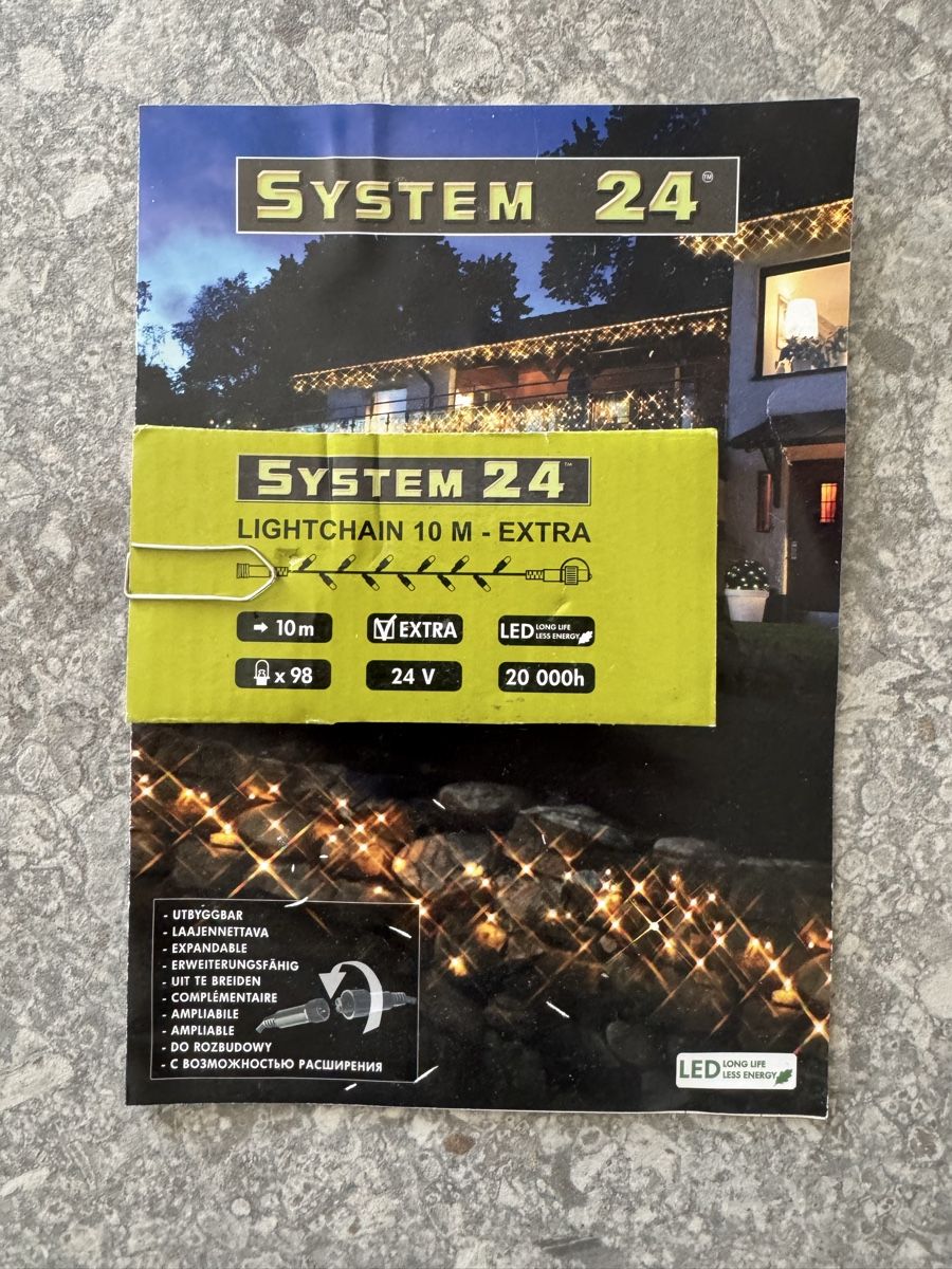 Ghirlande e barre luminose: 5 Lichterketten Outdoor Extra System 24 – Usato da Birmensdorf ZH venduto da Sonnenhut2015 1