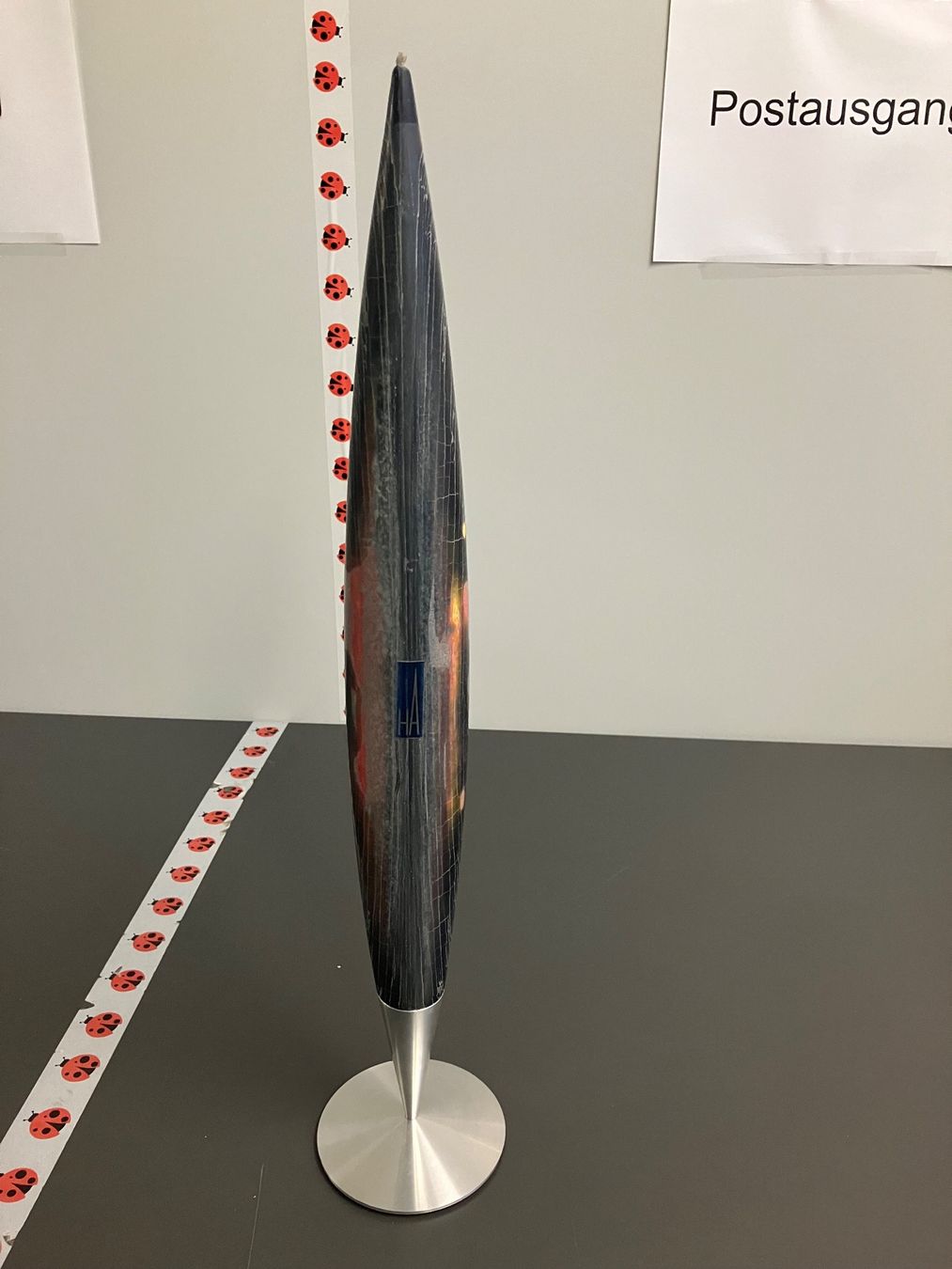 Candele: Kerze mit Ständer – Usato da Aarburg venduto da Wendepunkt_Fundgrube 2