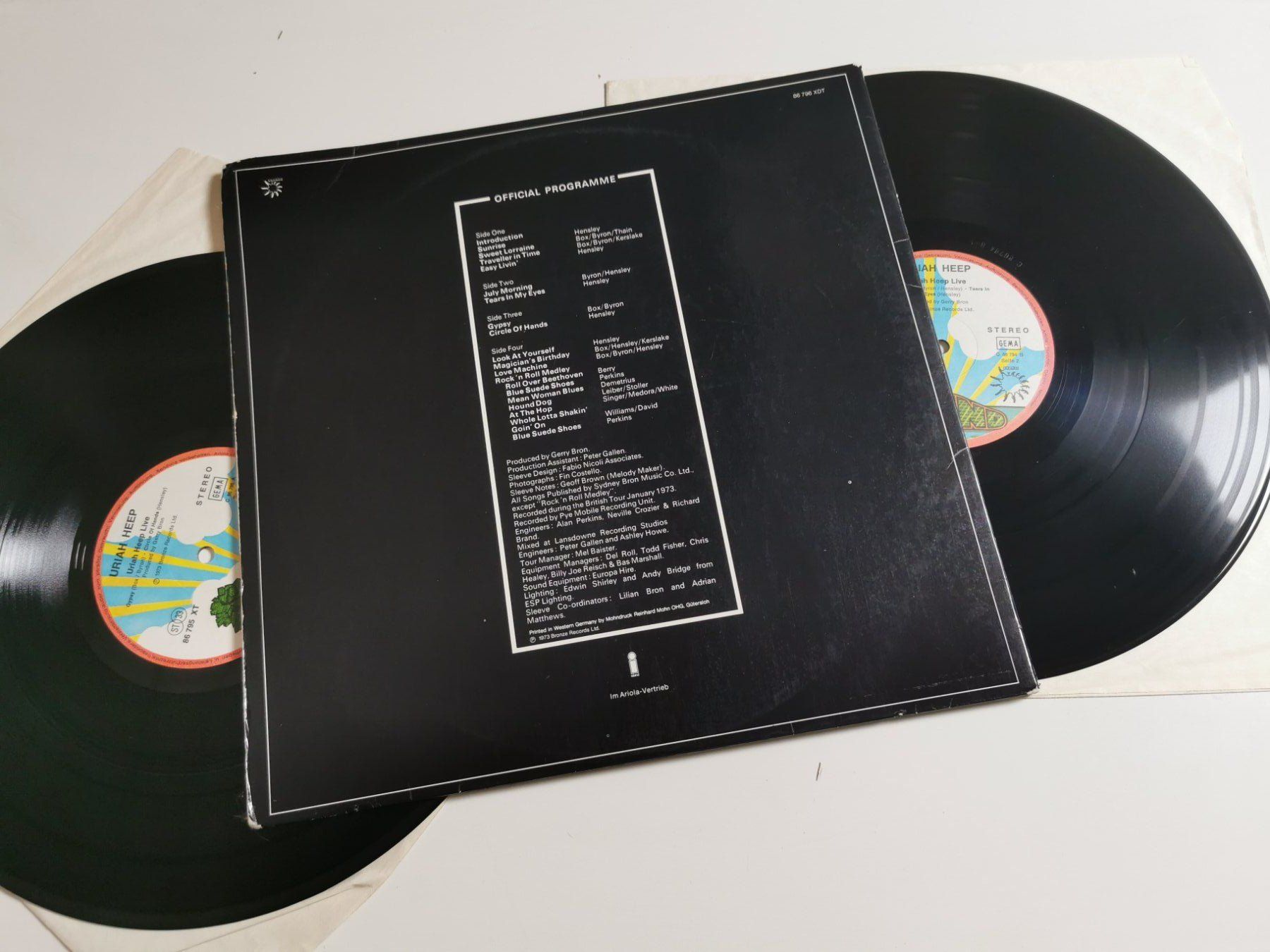 Dischi in vinile: URIAH HEEP - LIVE JANUARY 1973 – Usato da Grafenried venduto da House-of-Oldies 1