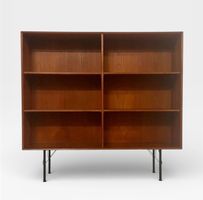 Dänisches Teak Bücherregal, Regal Arne Vodder 60s