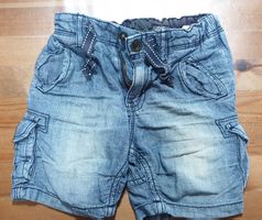 2 kurze Cargo-Hosen Blau Grösse 74