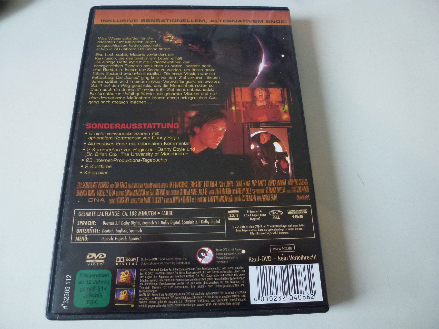 Tutti i DVDs: Sunshine (DVD) – Nuovo (secondo la descrizione) da Bern venduto da Frebo 1