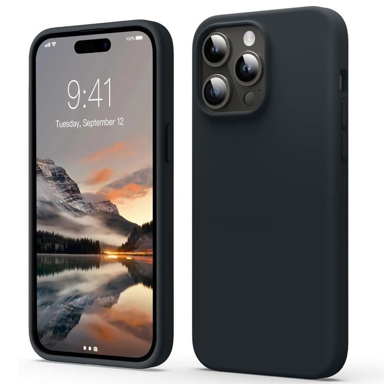 Schutzhülle Für IPhone 15 – Schwarz, Aus Weichem TPU, Stoßfest & Rutschfest, Mit Display- Und Kameraschutz