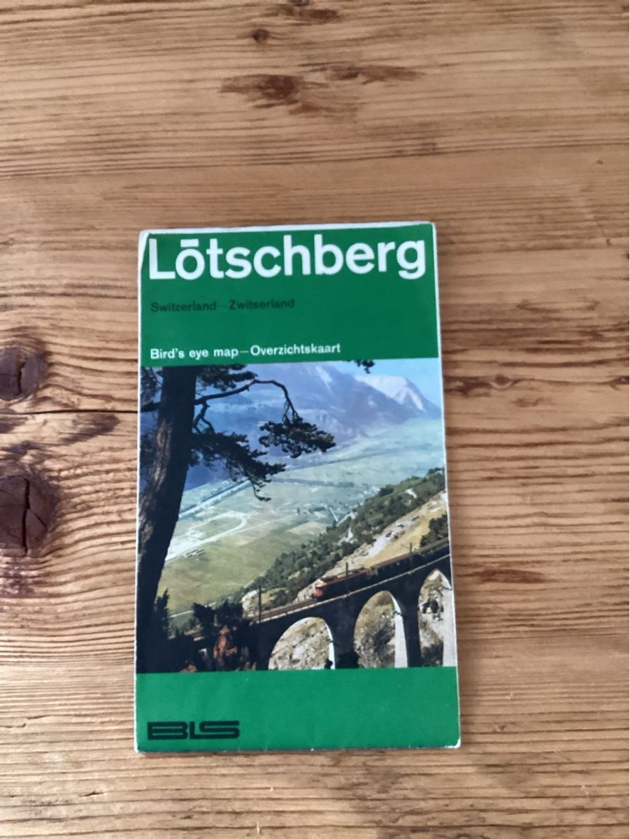 Cartine & Atlanti: BLS Lötschberg Vogelschaukarz – Usato da Wassen UR venduto da SABDOM 1