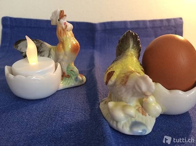 Sonstiges Geschirr: Ostern.  Eierbecher – Gebraucht aus Zürich von suschi04
