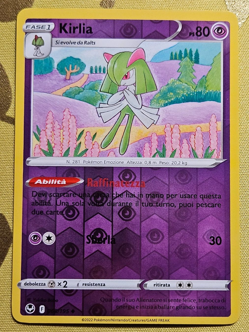 Pokémon Carte collezionabili: Silver Tempest - Kirlia 068/195 IT – Usato da Bellinzona venduto da Pokemarco