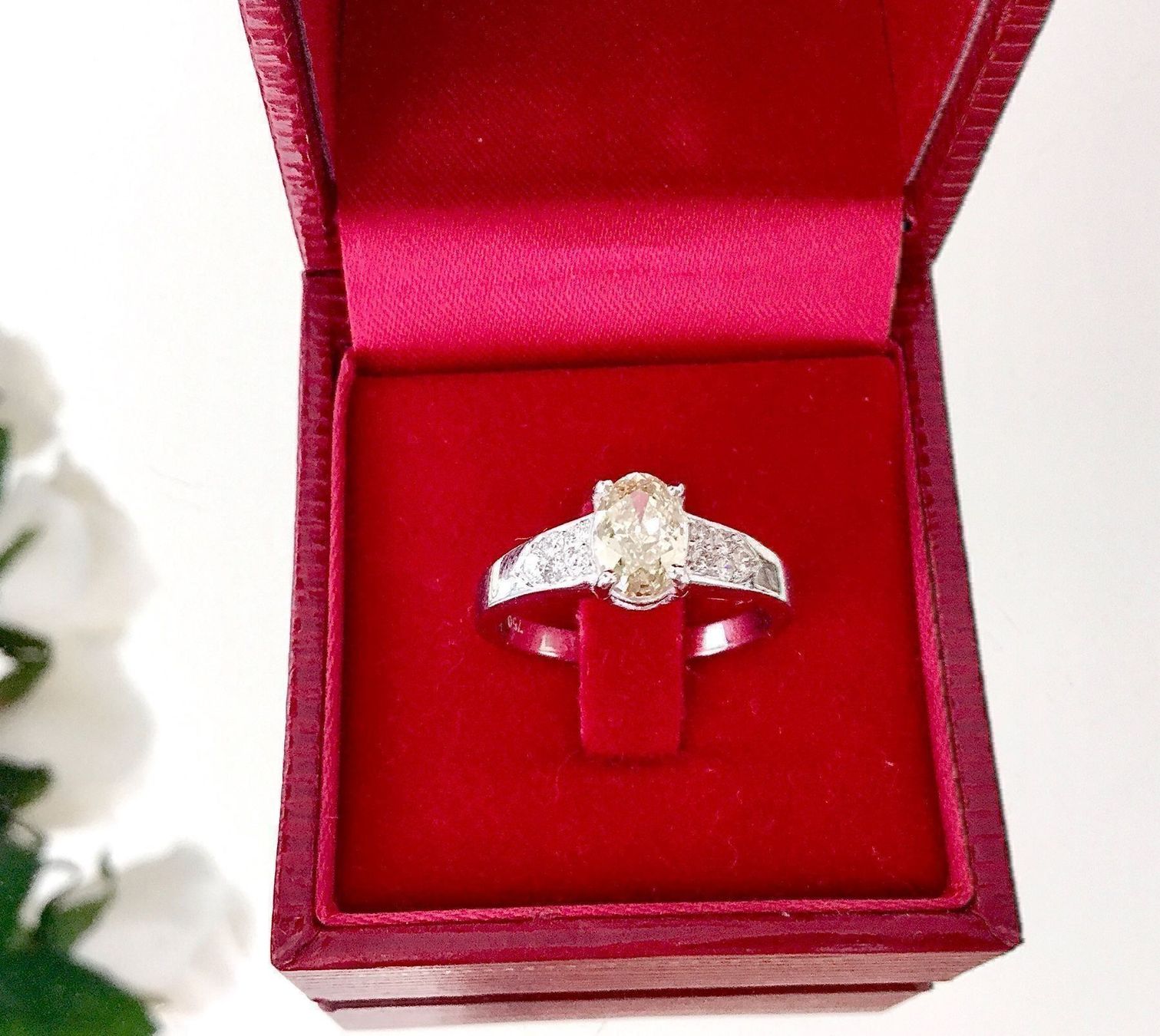 Ringe: Neu top 1.21 ct.Solitär-Diamant Ring 750 – Neu und originalverpackt aus Roggwil /BE von elegance45 5